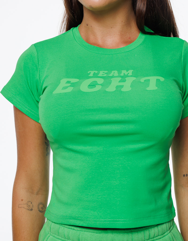 Team Echt Baby Tee Green