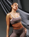 Lycra Seamless Sports Bra - Slate Grey