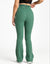 Flare Ribbed Leggings V2 - Green