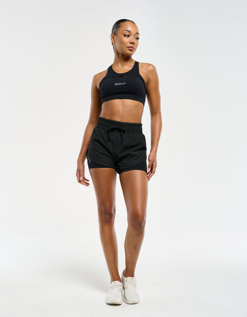 Freedom Running Shorts in Black | Dual-Layer Design for Ultimate ...