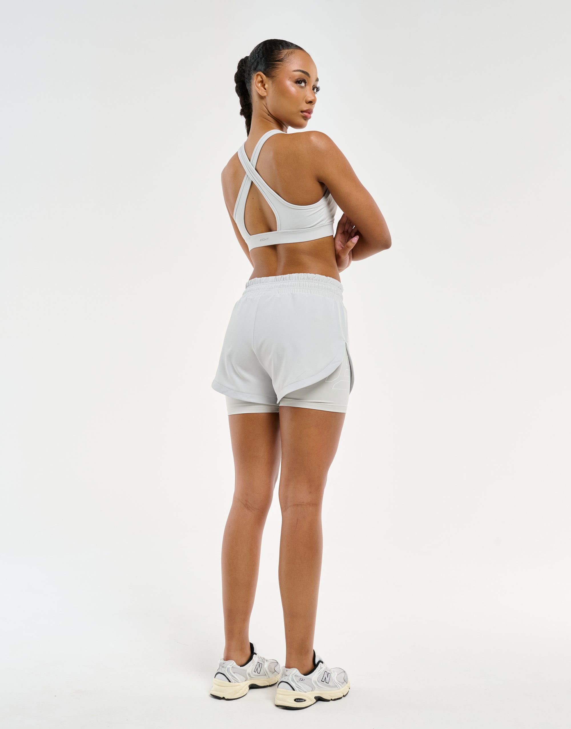 Freedom Running Shorts - Micro Grey