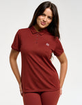 Flow Short-Sleeve Polo - Brown