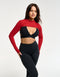 Echt Ribbed High Cut Long Sleeve - Scarlet Red