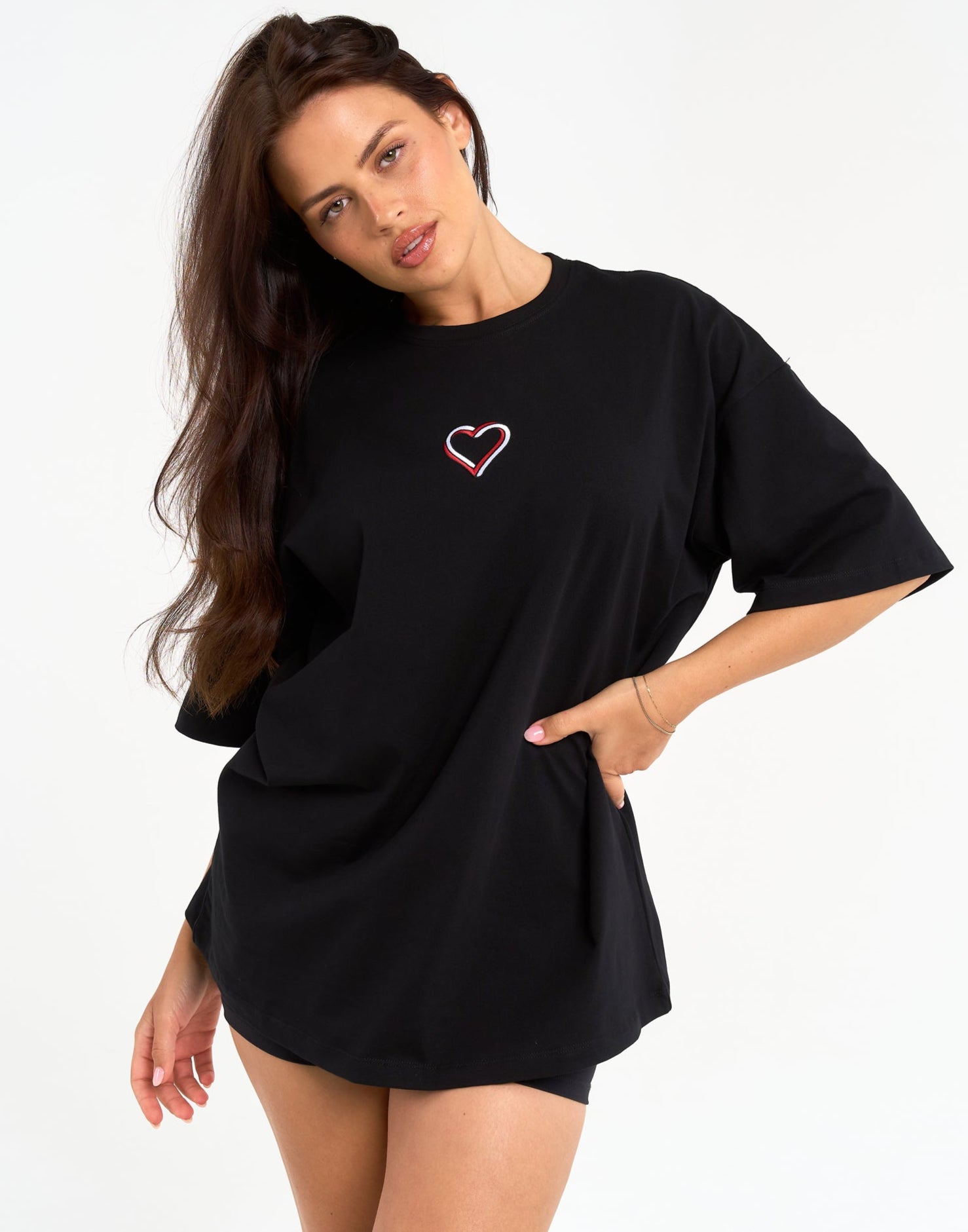 Love Oversize Tee - Black