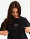 Love Oversize Tee - Black