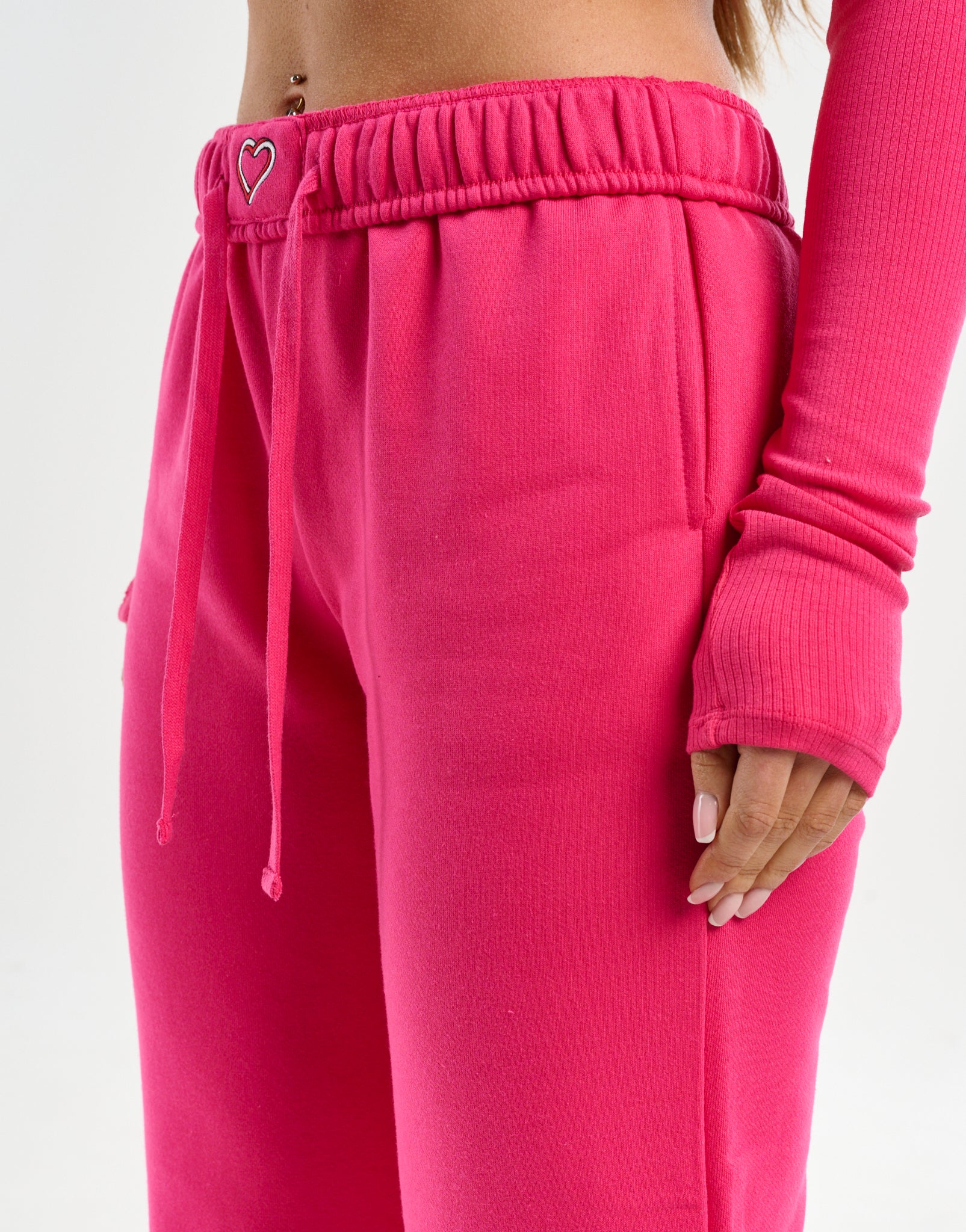 Love Sweatpants - Bright Pink