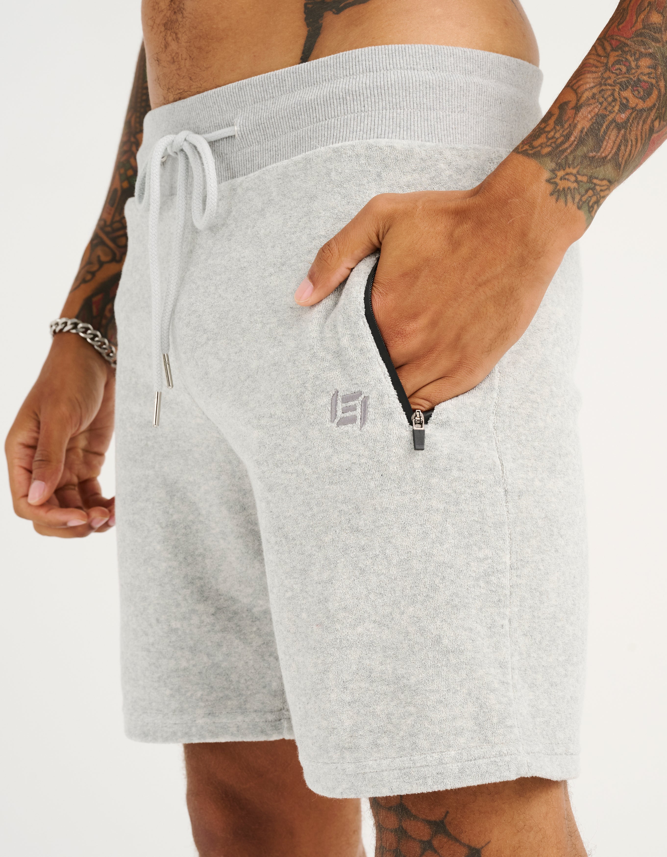 Terry Shorts - Grey Marle