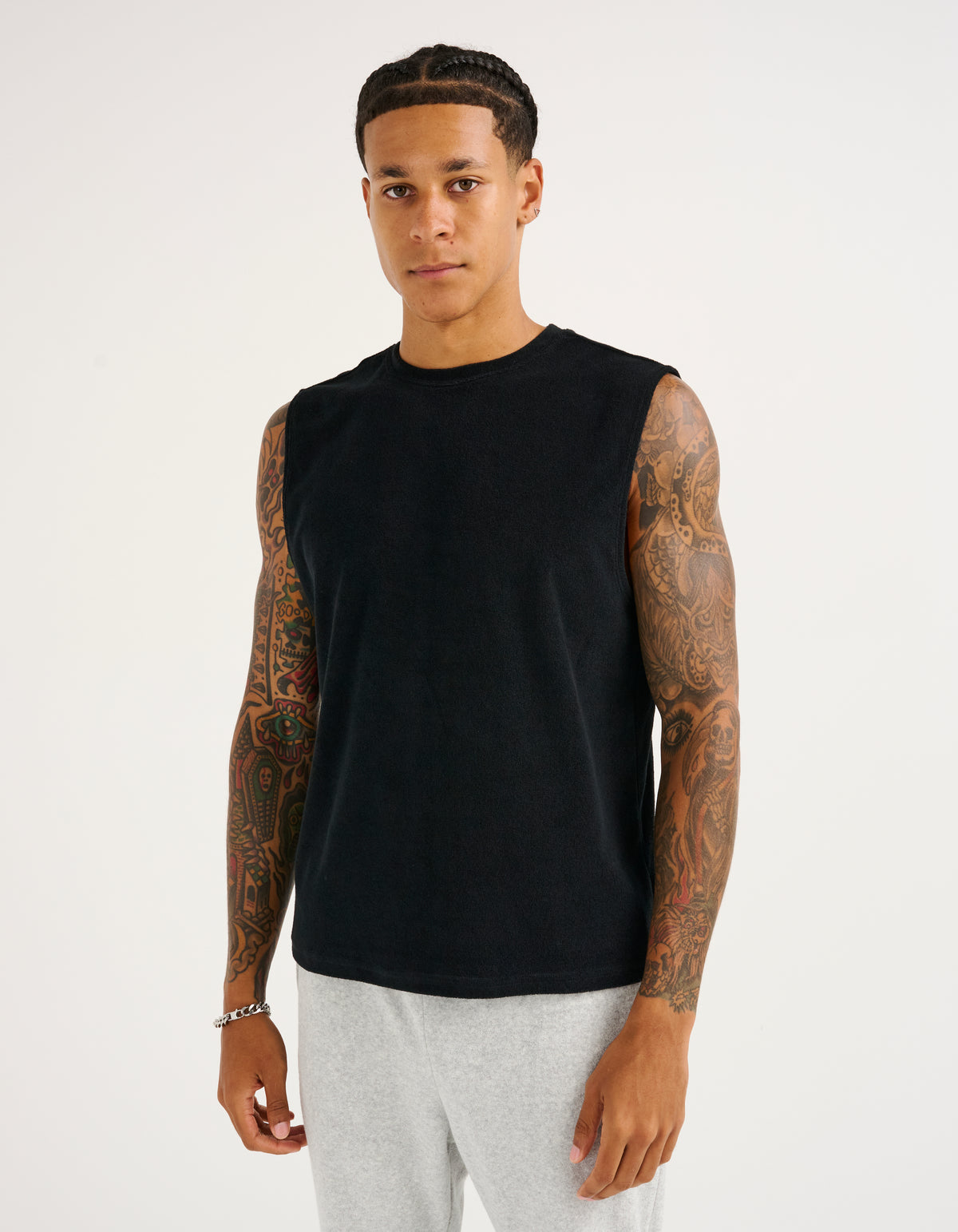 Terry Singlet - Black