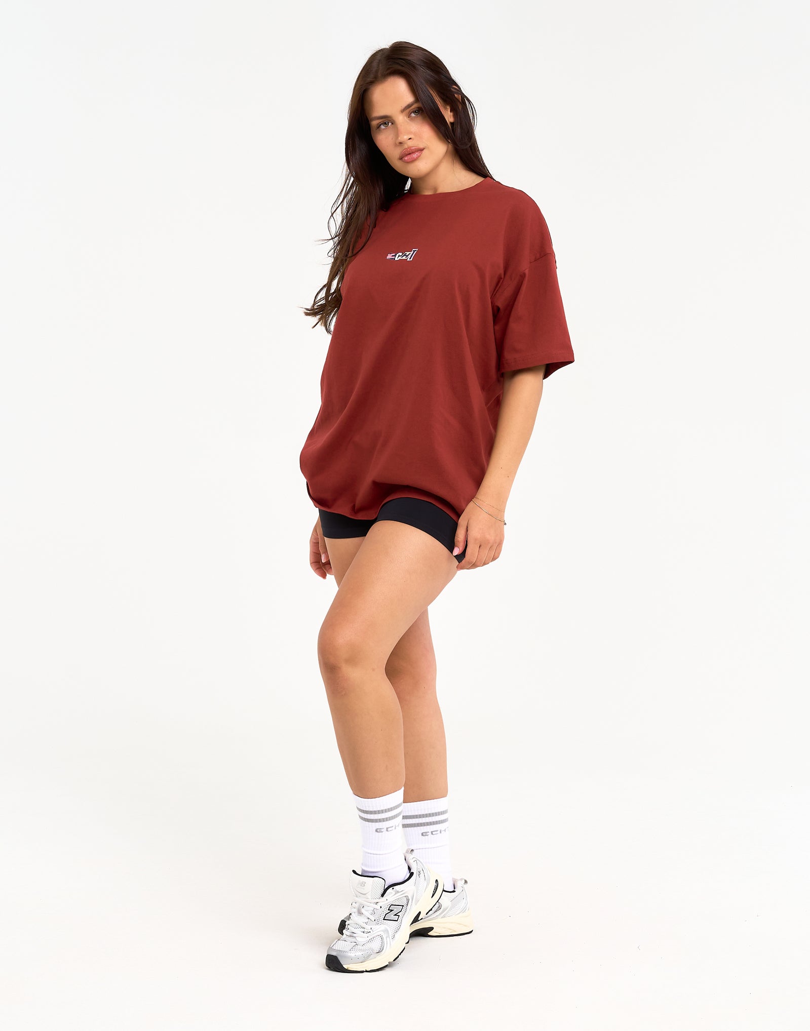 Review Oversize Tee - Brown