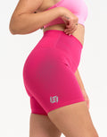 Freedom High Waisted Shorts 5.5" - Pink
