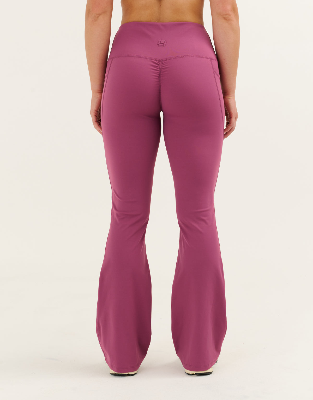 Nova Lycra® Flare Leggings - Plum