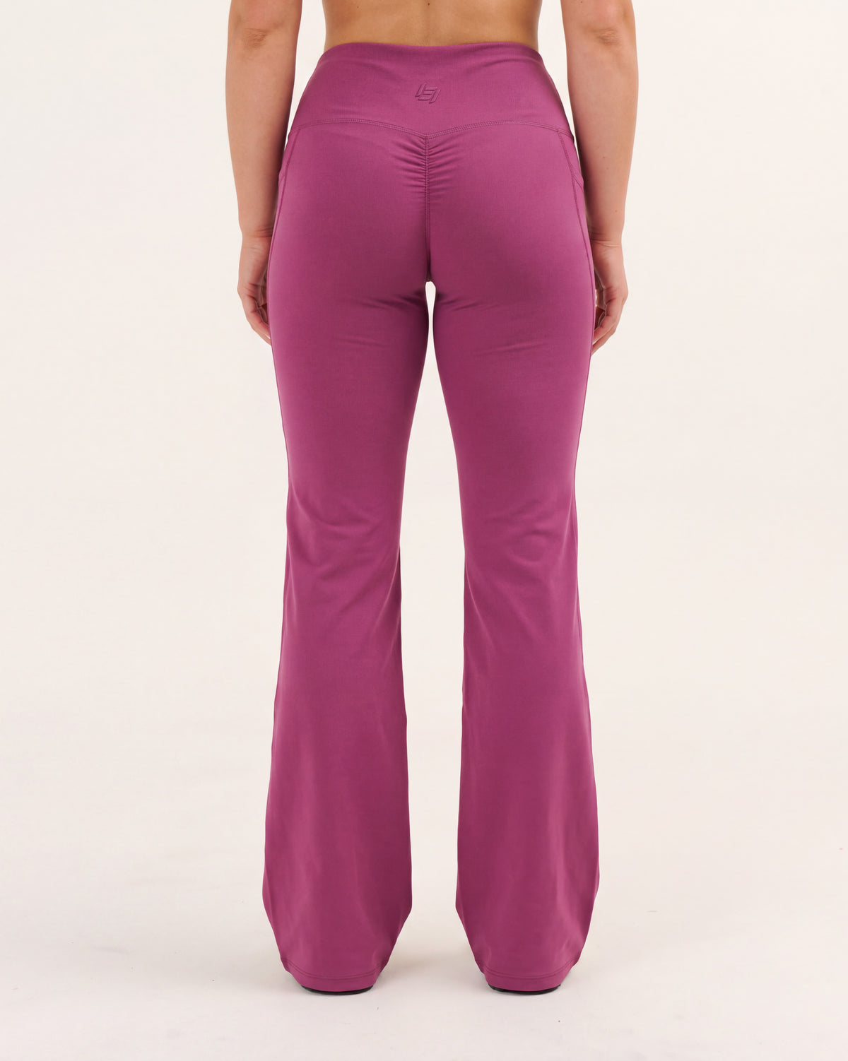 Nova Lycra® Pocket Wide Leg Pant - Plum
