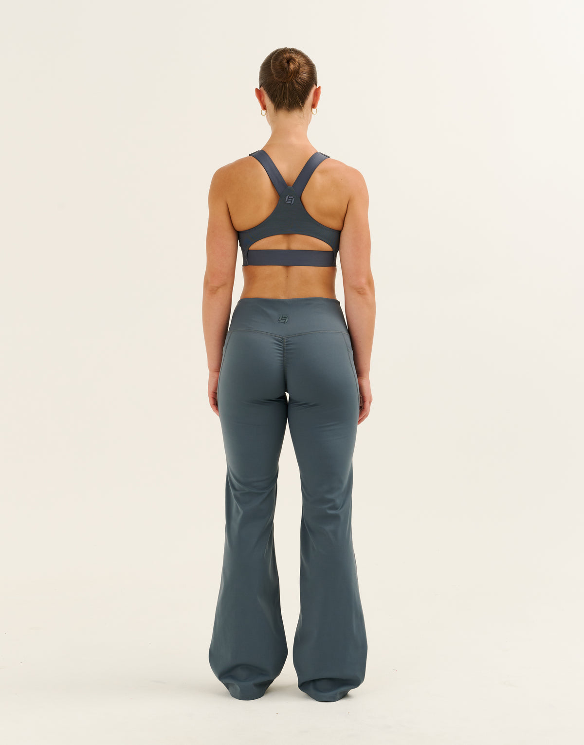 Nova Lycra® Pocket Wide Leg Pant - Storm Grey