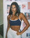 Lycra Seamless Halter Bra - Navy