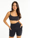 Air High Waisted Pocket Shorts 6" - Black
