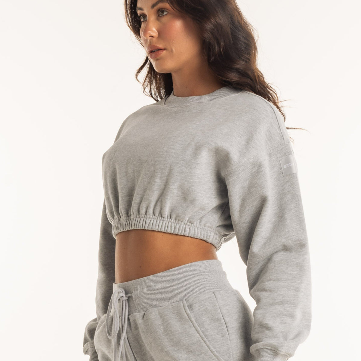 新品　T. japan sweat cropped tops スウェット　グレー 限定展開】BACK LOGO☆ PRINT SWEAT｜CONVERSE TOKYO