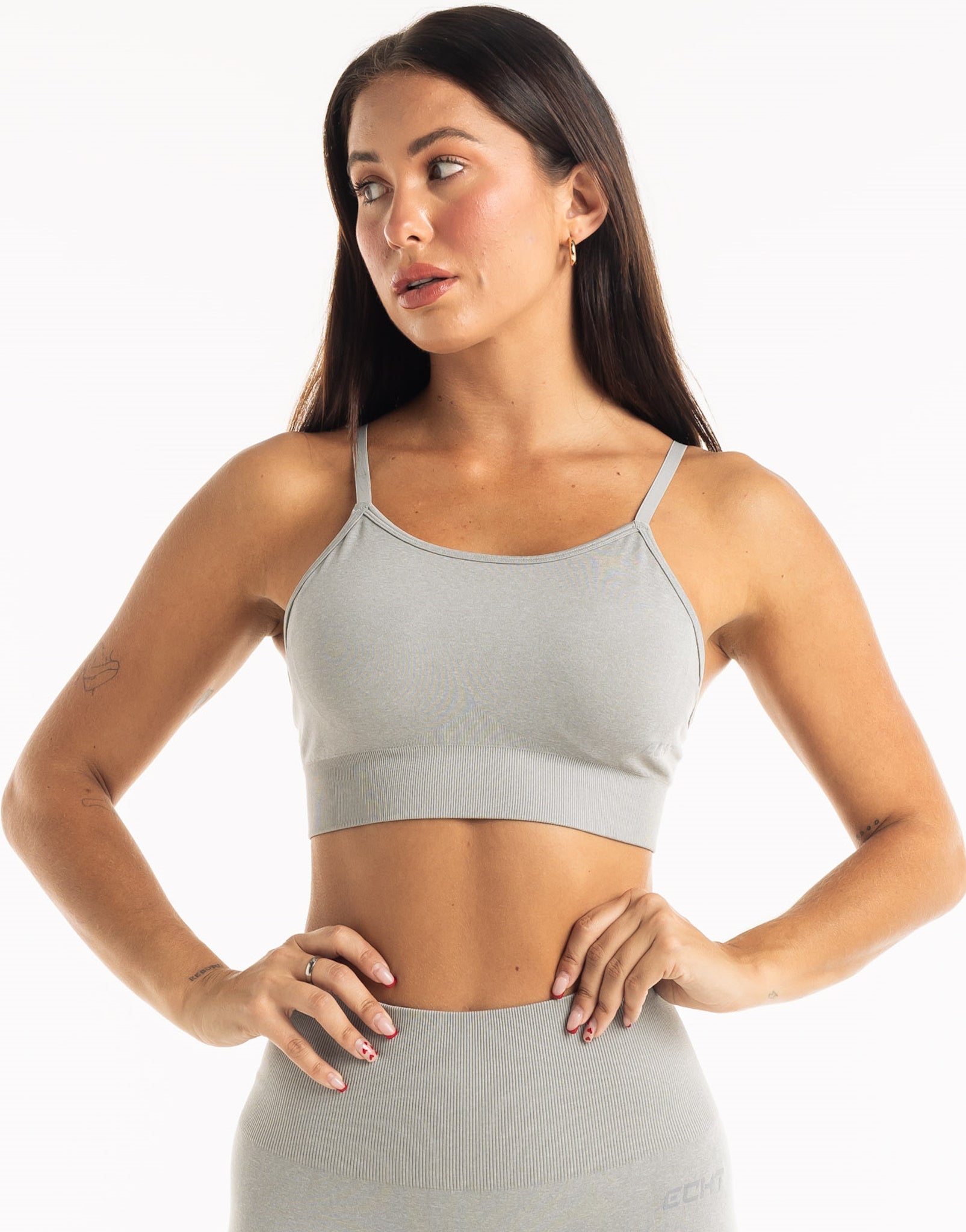 Supreme Seamless Sports Bra - Ash Grey