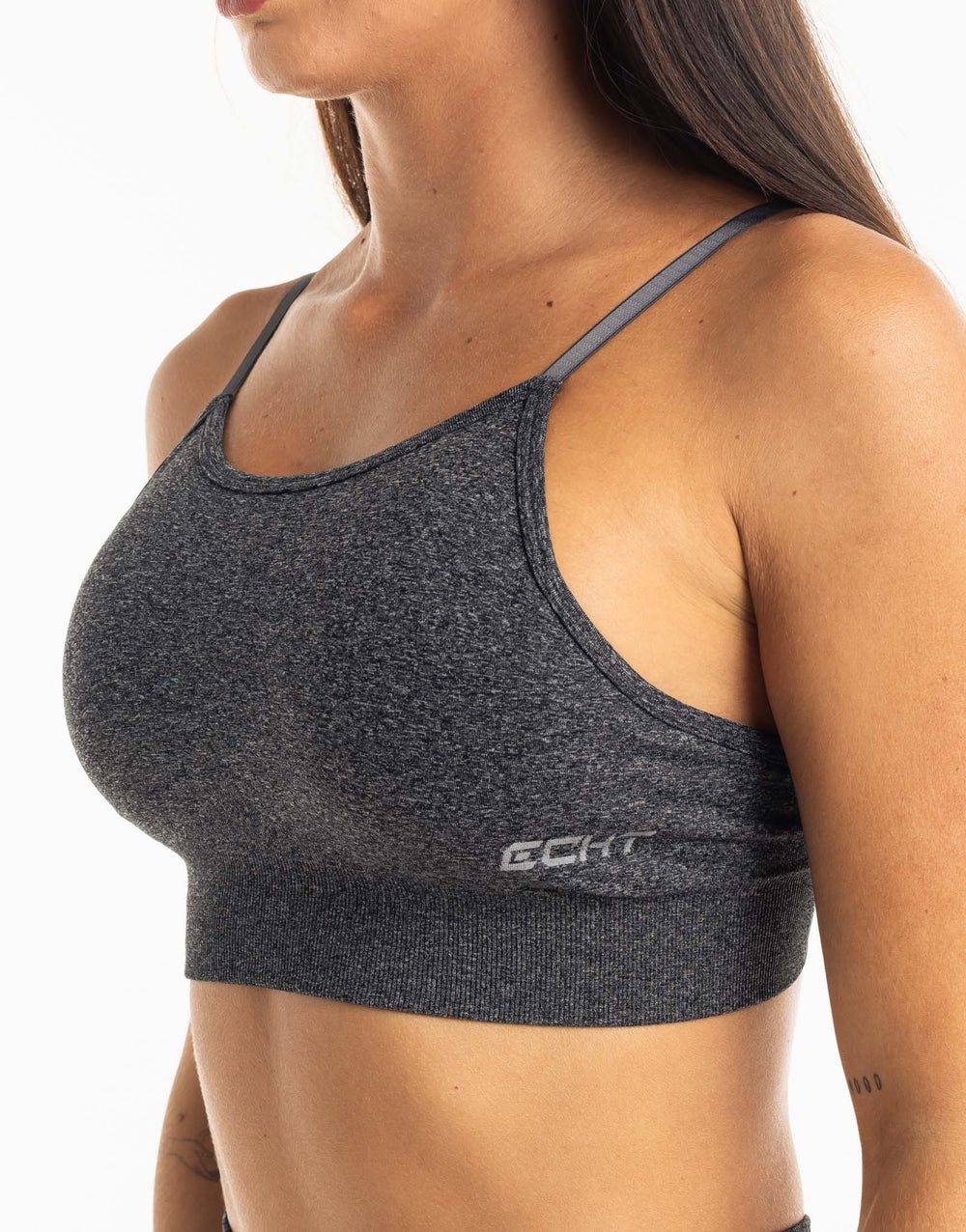 Supreme Seamless Sports Bra - Charcoal Grey