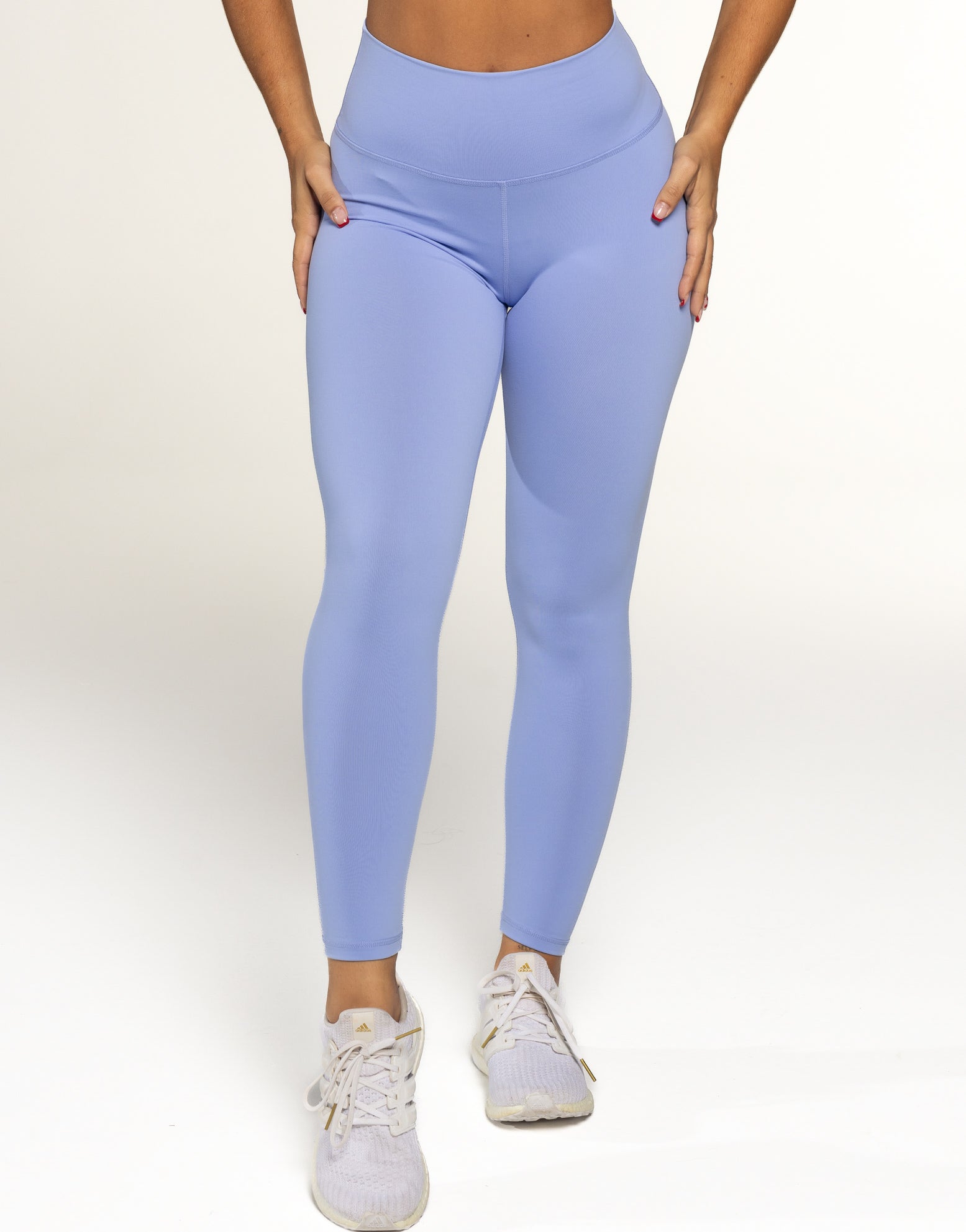 ECHT apparel scrunch leggings in blue steel. Very - Depop