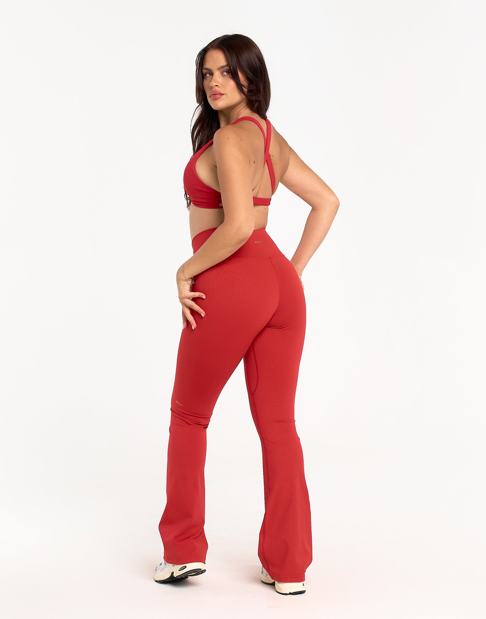 Storm Flare Leggings V2 - Red