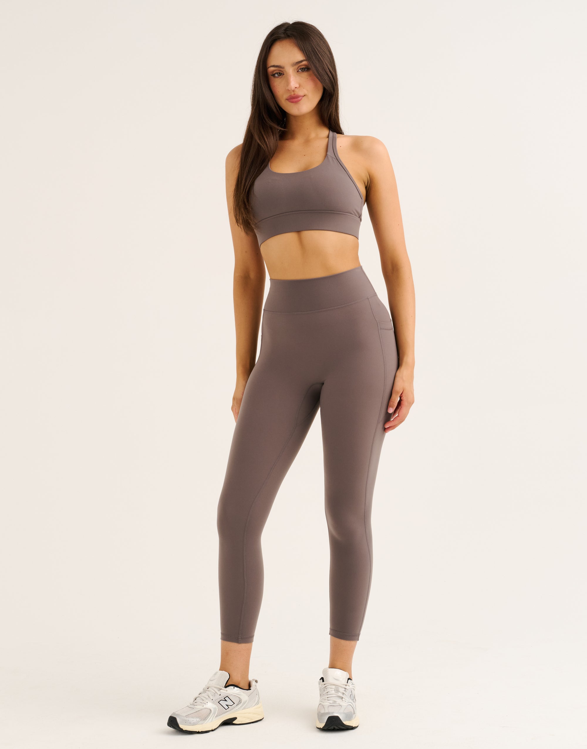 Ascend Pocket Leggings 23" - Slate Grey