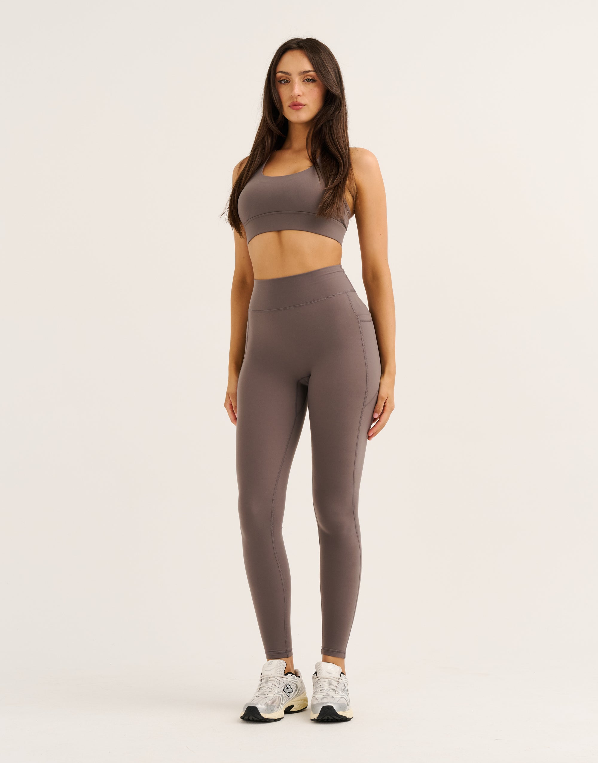 Ascend Pocket Leggings 28" - Slate Grey