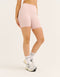 Arise Scrunch Mid-Waist Shorts - Mauve