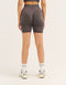 Arise Scrunch Mid-Waist Shorts - Slate Grey