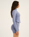 Athlete Crop Jacket - Washed Blue