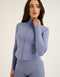 Athlete Crop Jacket - Washed Blue