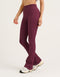Arise Comfort Mid-Waist Flare Leggings - Blackberry