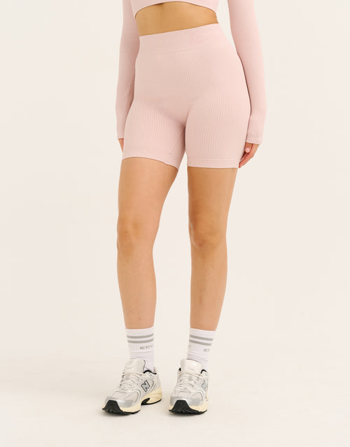Arise Comfort Mid-Waist Shorts V2 - Mauve