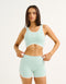 Mode Contrast Crop - Mint