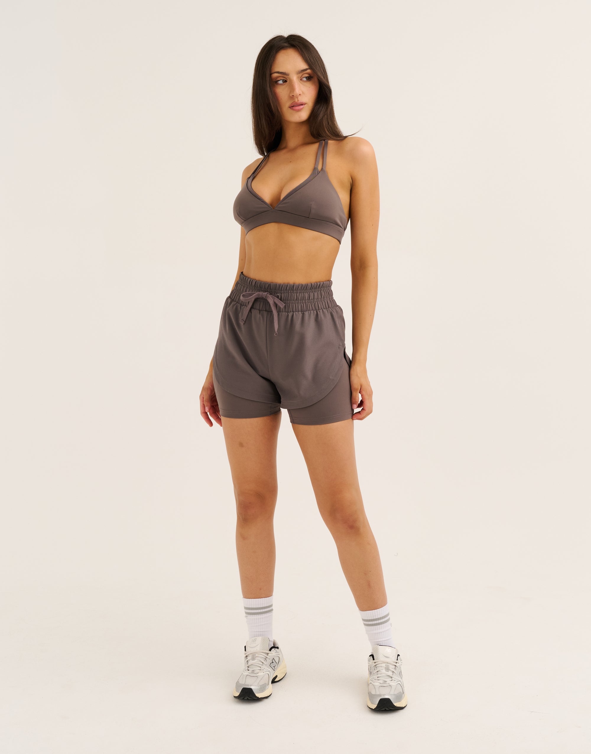 Core Layer Sports Bra - Slate Grey