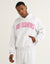 College Combed Fleece Hoodie - Grey Marle