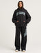 College Combed Fleece Hoodie - Phantom Black