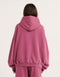 College Combed Fleece Hoodie - Plum