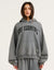 College Combed Fleece Hoodie - Storm Grey