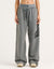 College Combed Fleece Wide Leg Sweatpant - Storm Grey