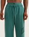 College Combed Fleece Wide Leg Sweatpant - Teal