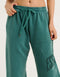 College Combed Fleece Wide Leg Sweatpant - Teal