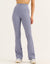 Flare Ribbed Leggings V2 - Washed Blue