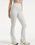 Flare Lounge Leggings - Micro Grey