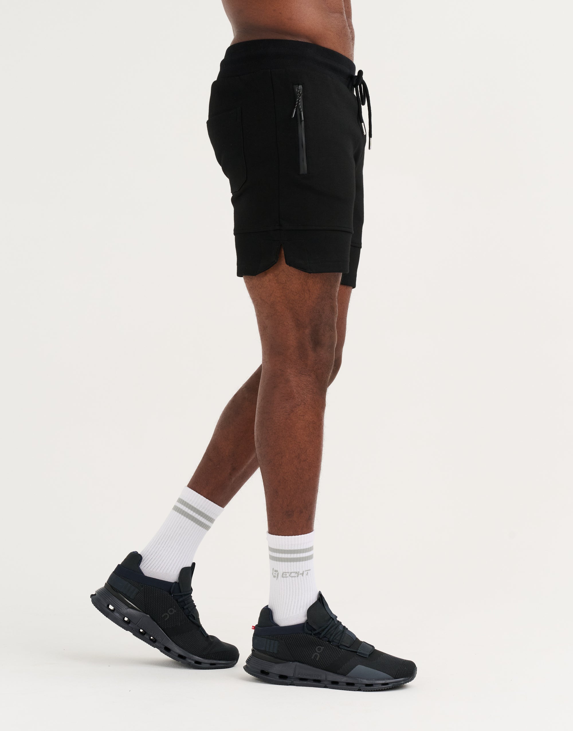 Echt Force Knit Shorts - Black