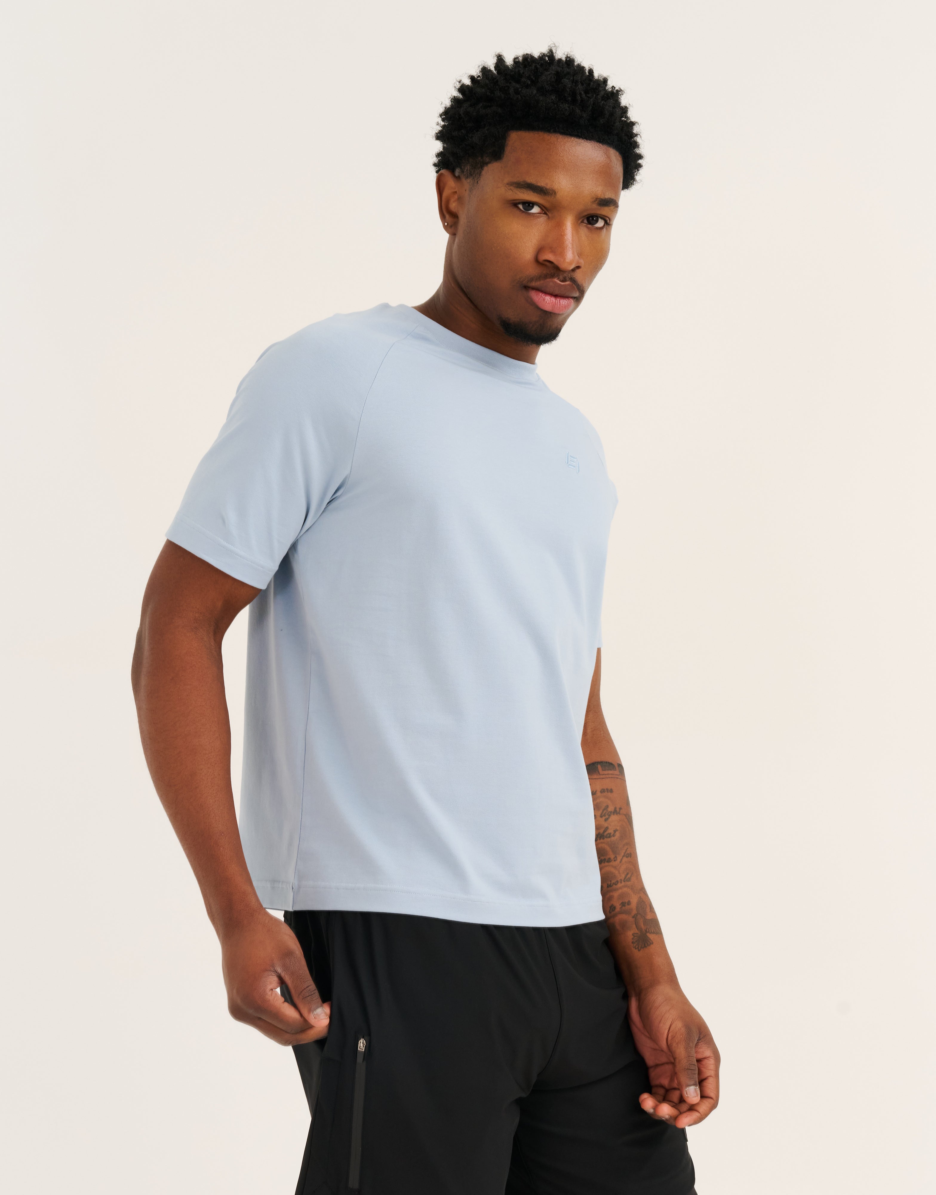 Foundation Tee 27" - Dusty Blue
