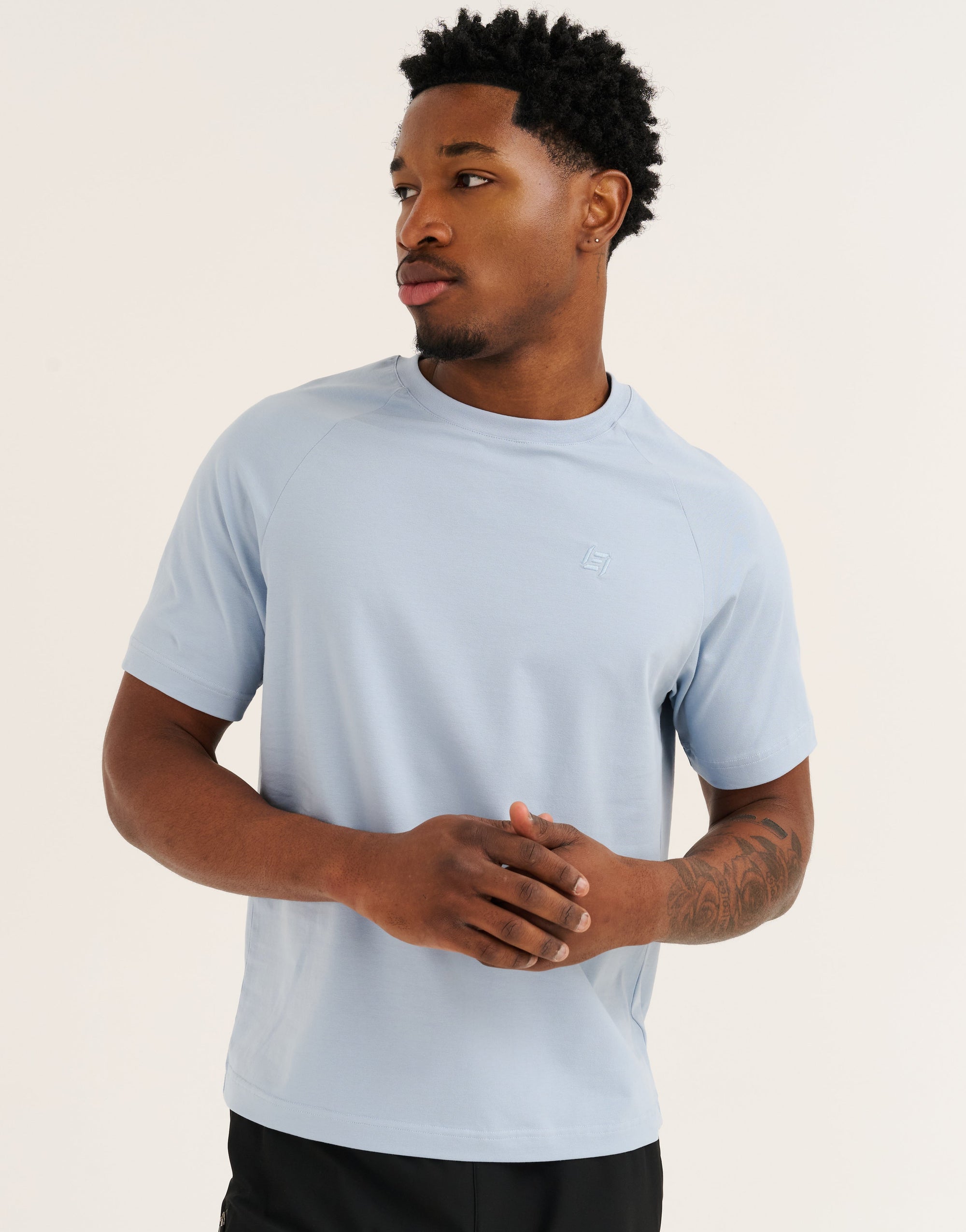 Foundation Tee 27" - Dusty Blue