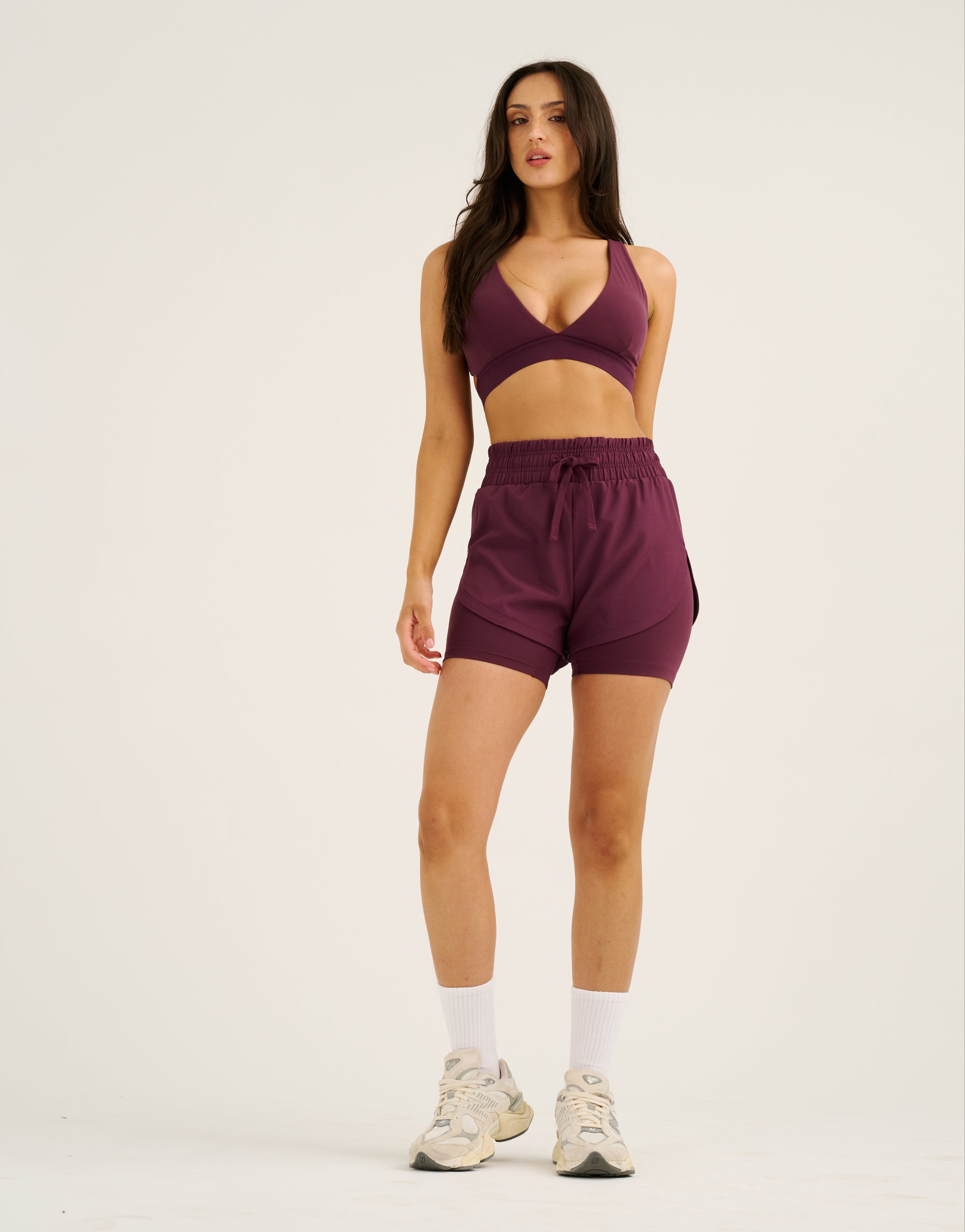 Freedom Running Shorts - Blackberry