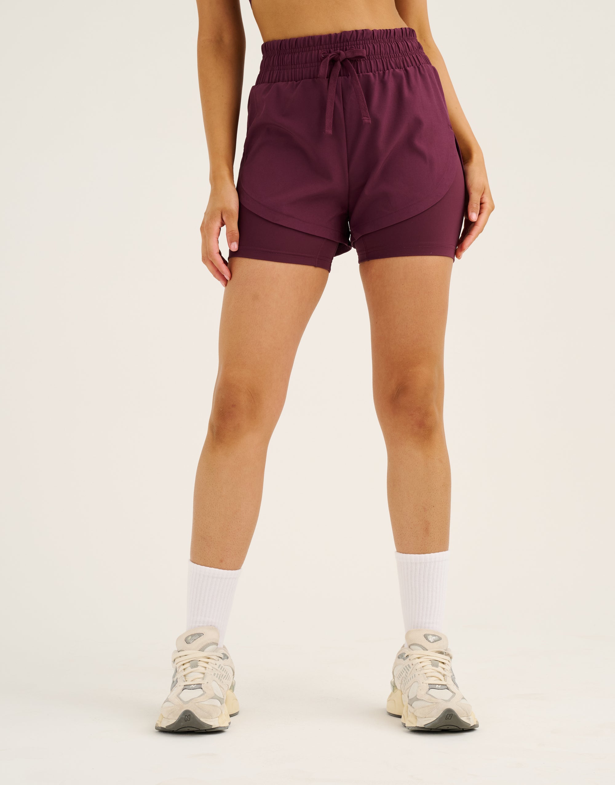 Freedom Running Shorts - Blackberry