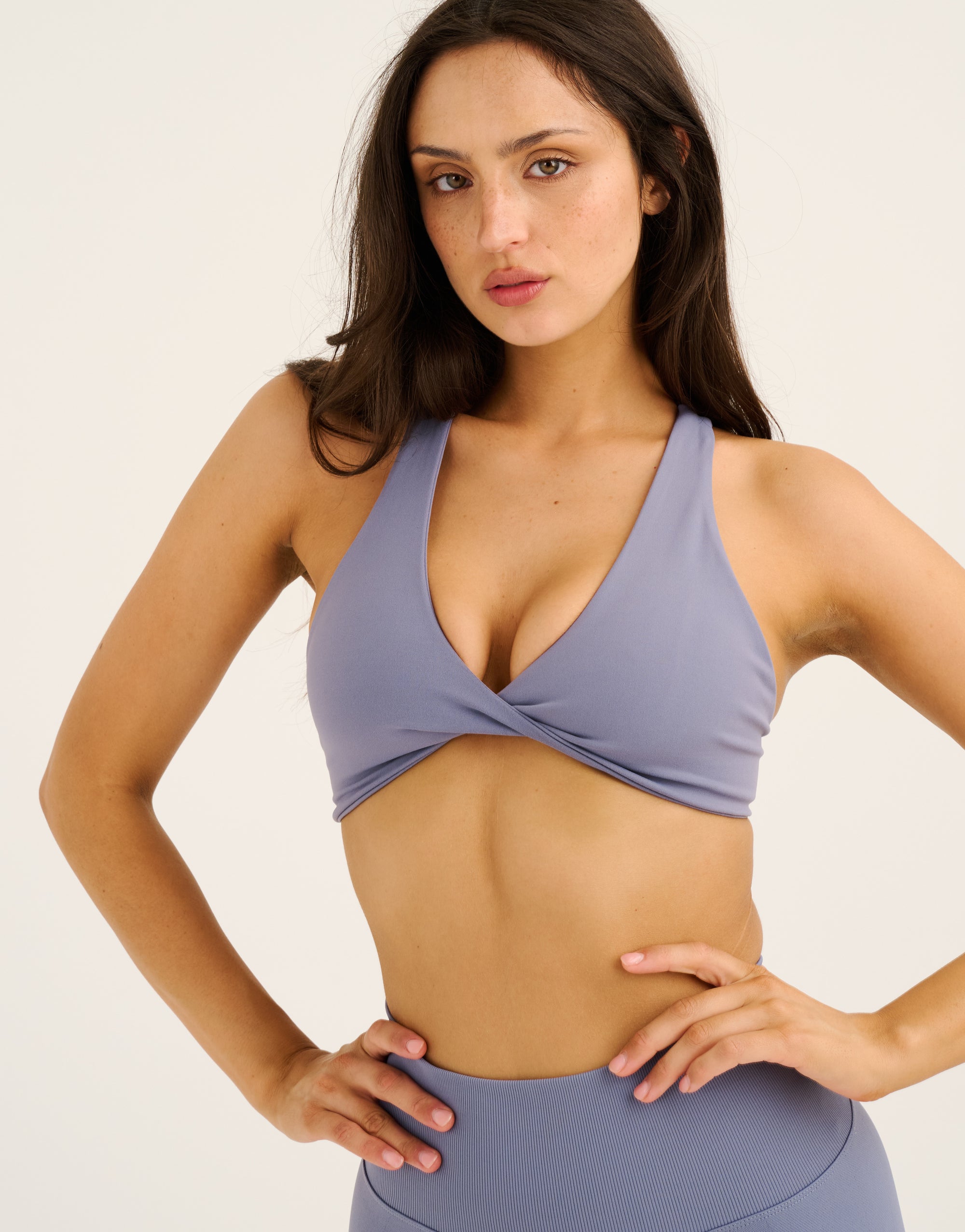 Freedom Sports Bra - Washed Blue