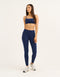 Lycra Seamless Sports Bra - Navy